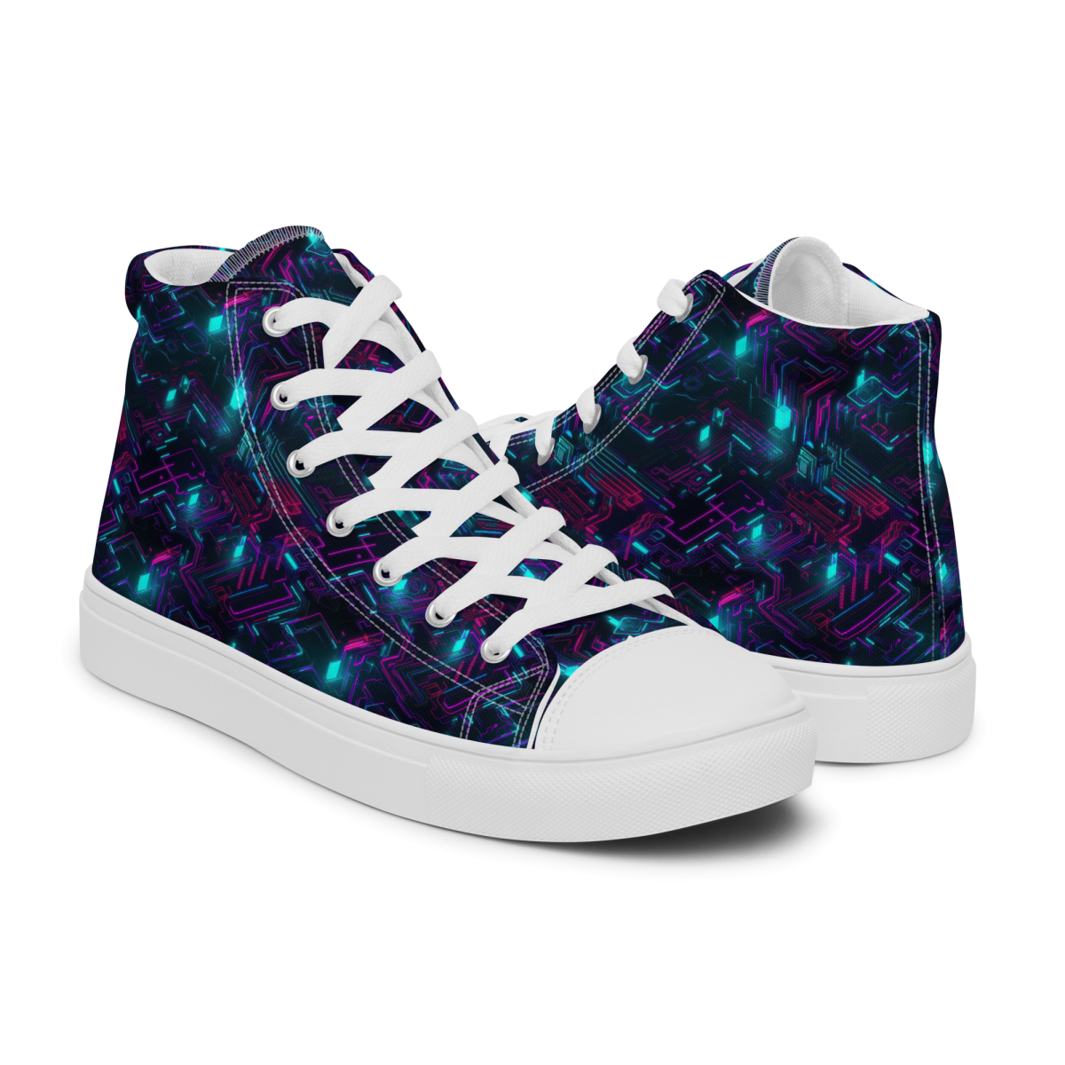 Cyberspace Circuits - Blue - Men's Shoe - Image 20