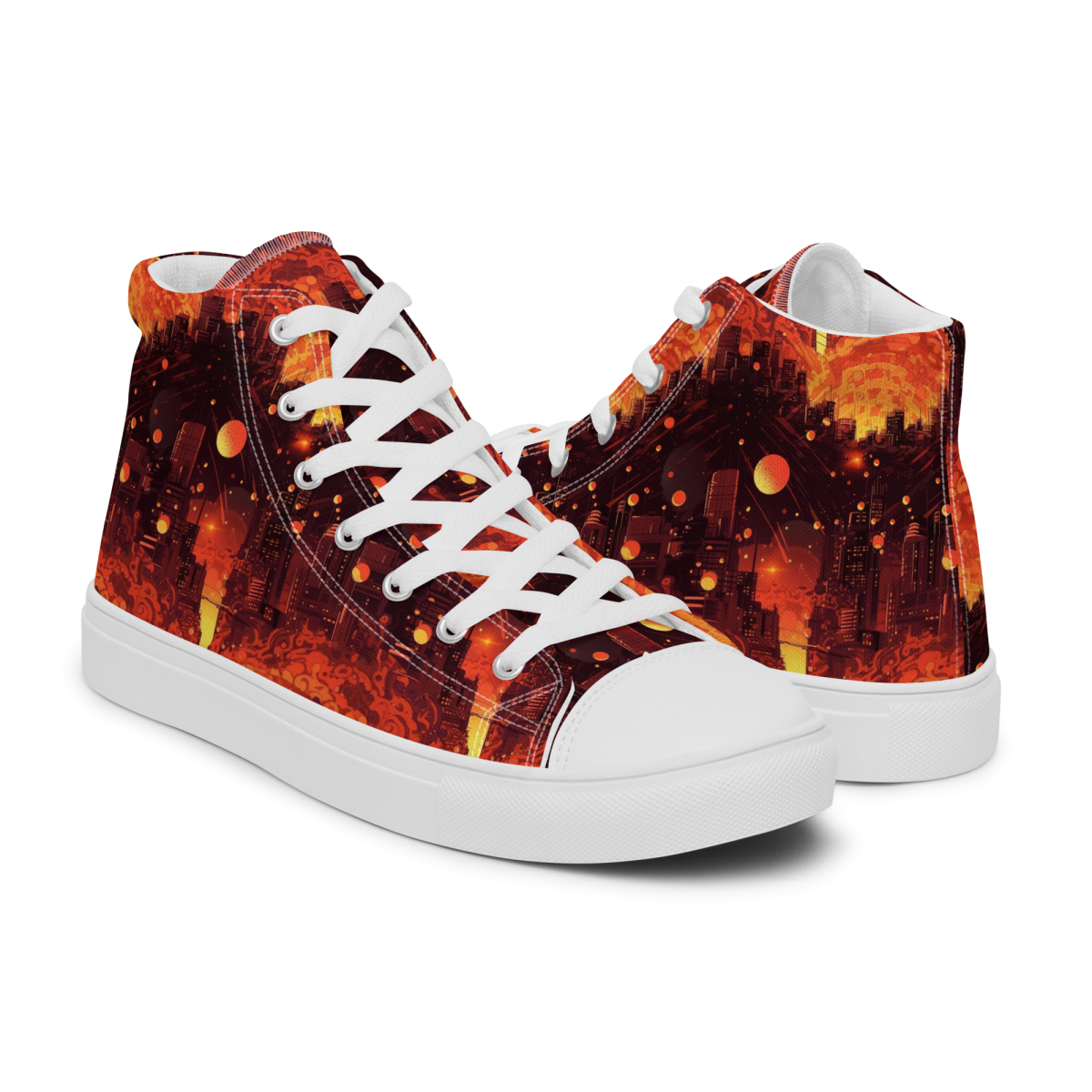 Spiral Flame - Orange/Black - Men's Shoe - Image 21