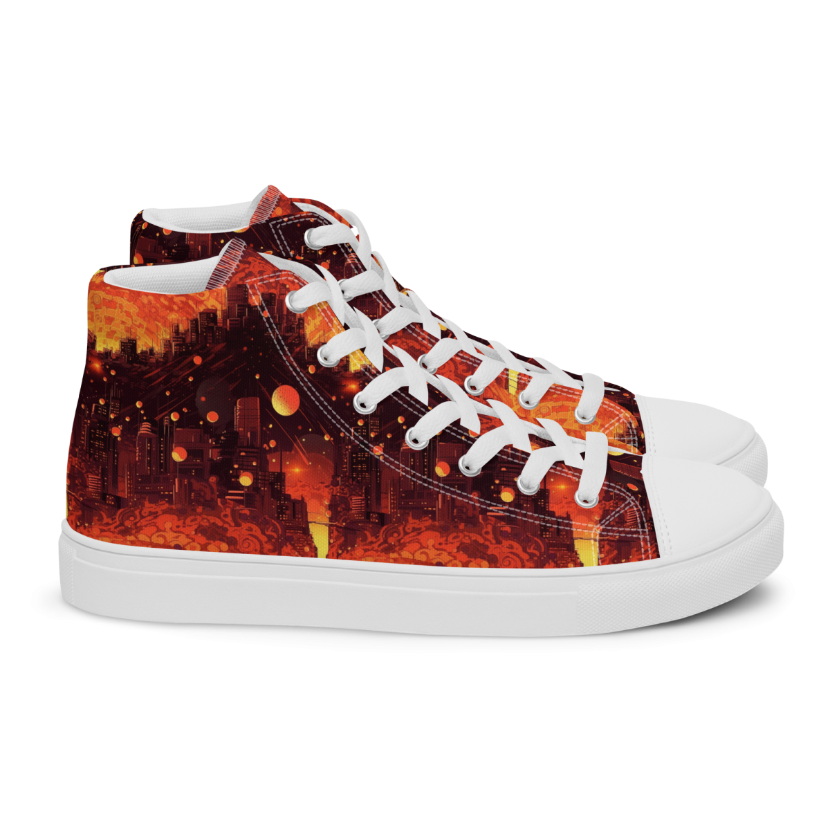 Spiral Flame - Orange/Black - Men's Shoe - Image 40
