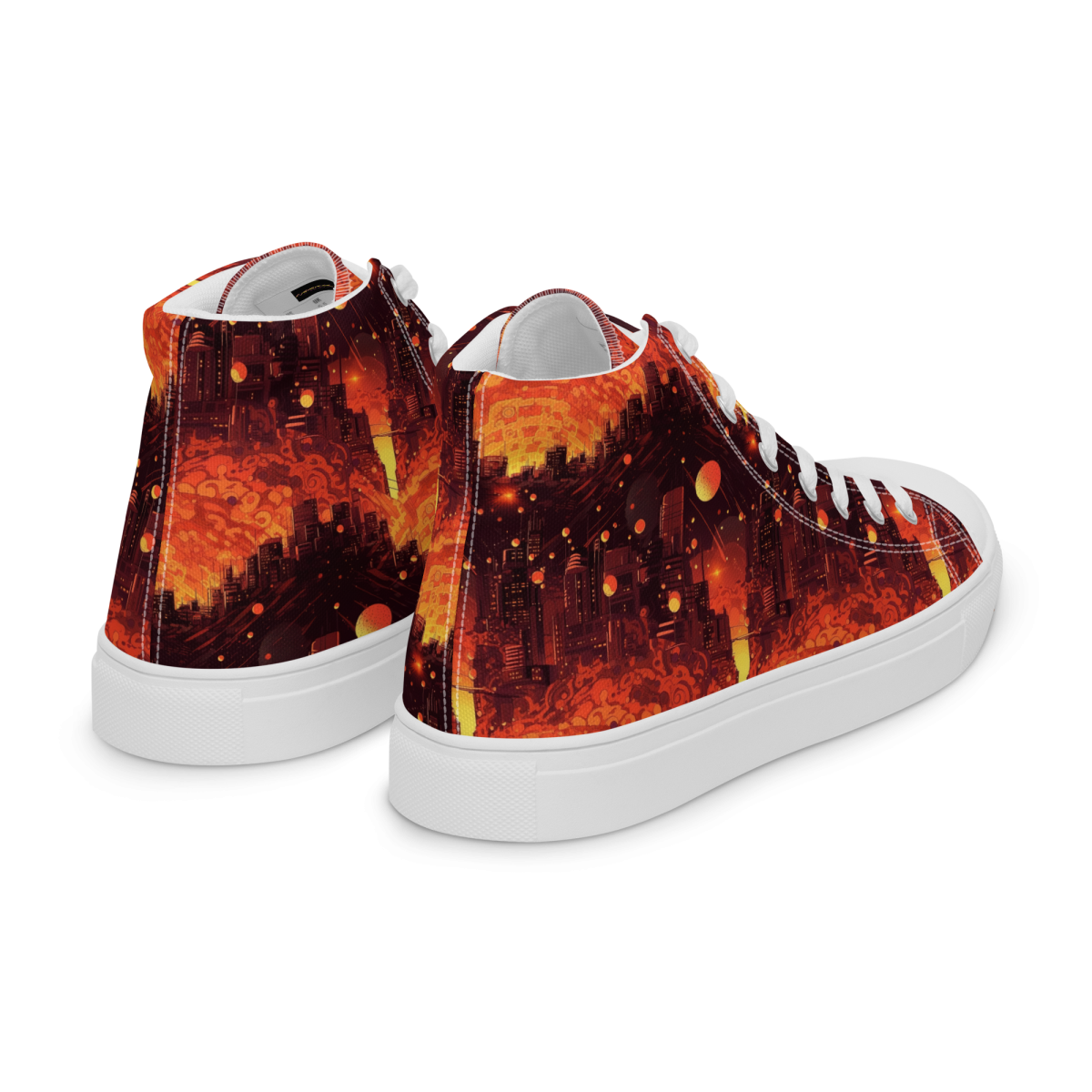 Spiral Flame - Orange/Black - Men's Shoe - Image 41
