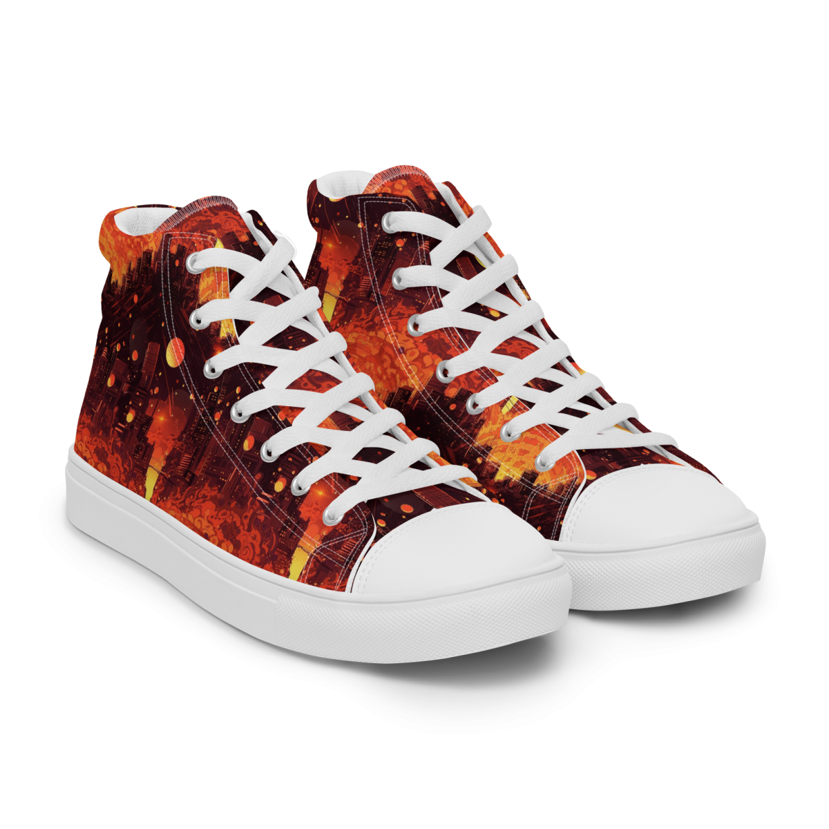 Spiral Flame - Orange/Black - Men's Shoe - Image 42