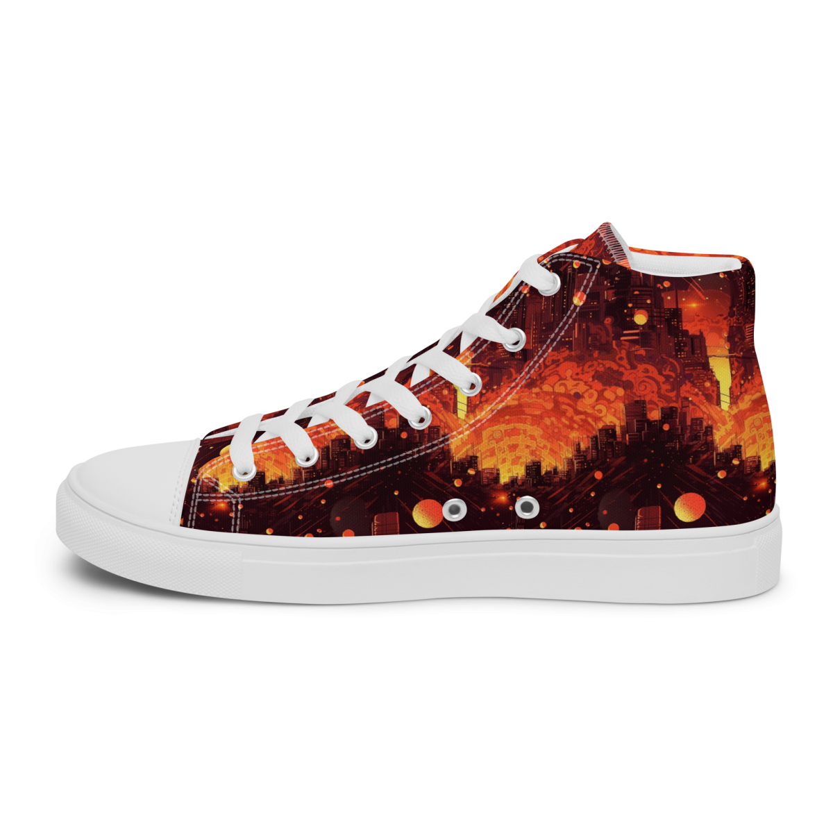 Spiral Flame - Orange/Black - Men's Shoe - Image 27