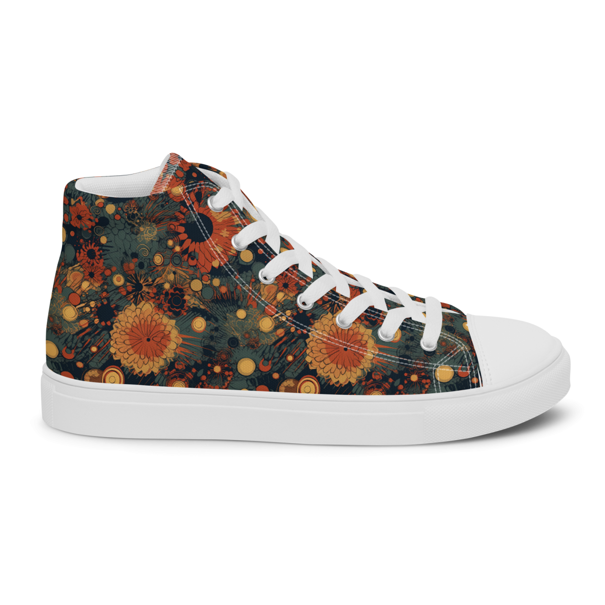 Trampled Flowers - Green/Blue - Men's Shoe - Image 26