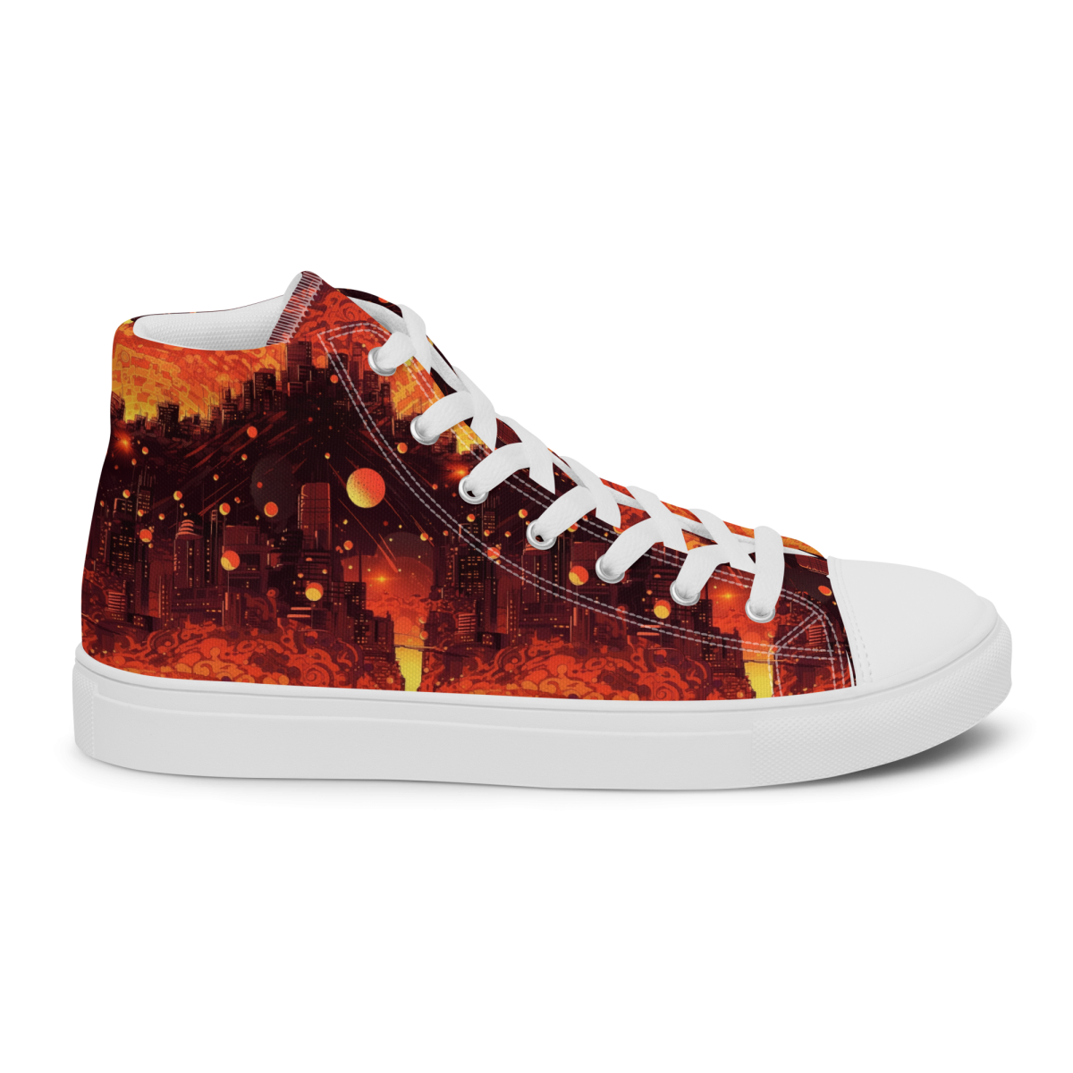 Spiral Flame - Orange/Black - Men's Shoe - Image 26