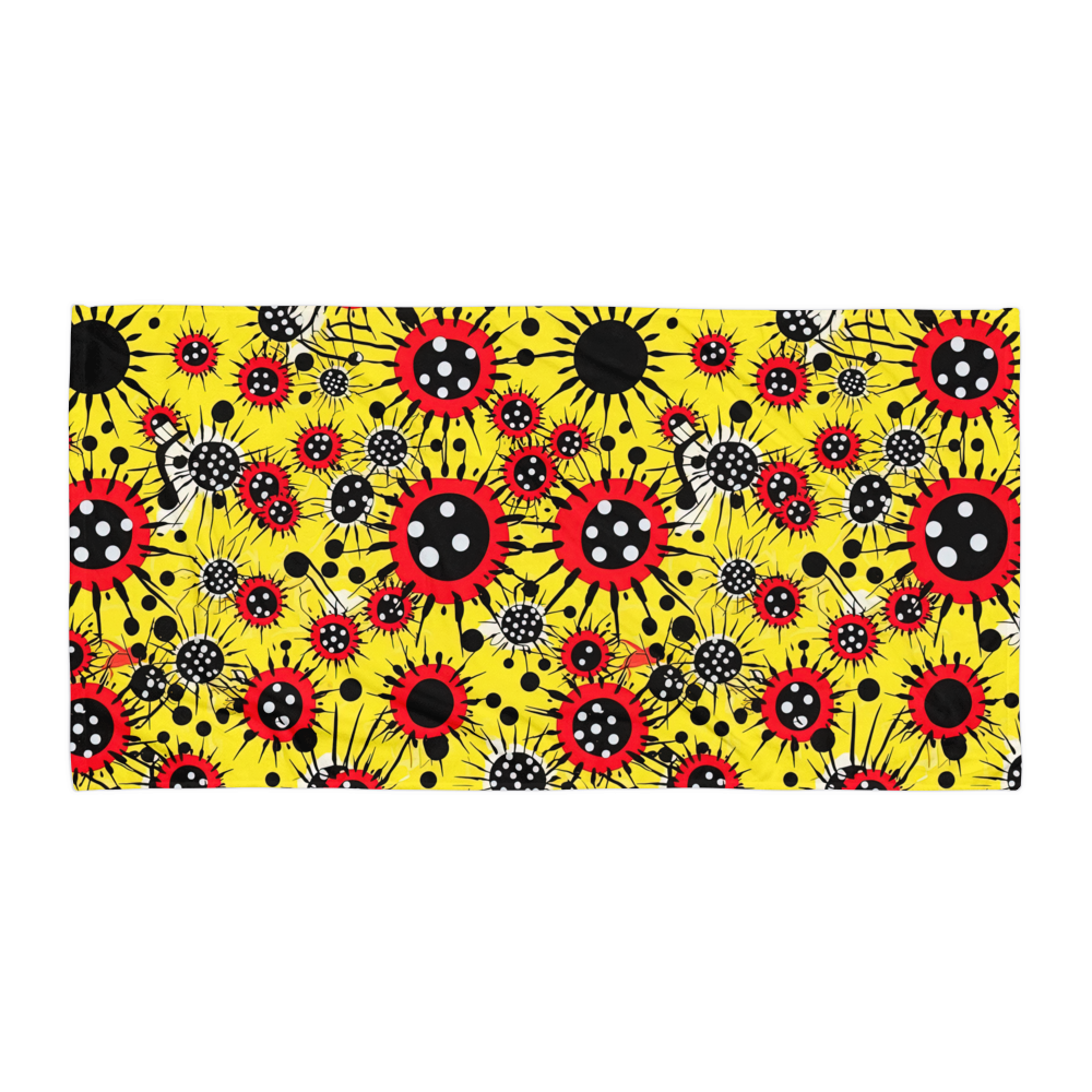 Virus Attack - Yellow/Red - Towel