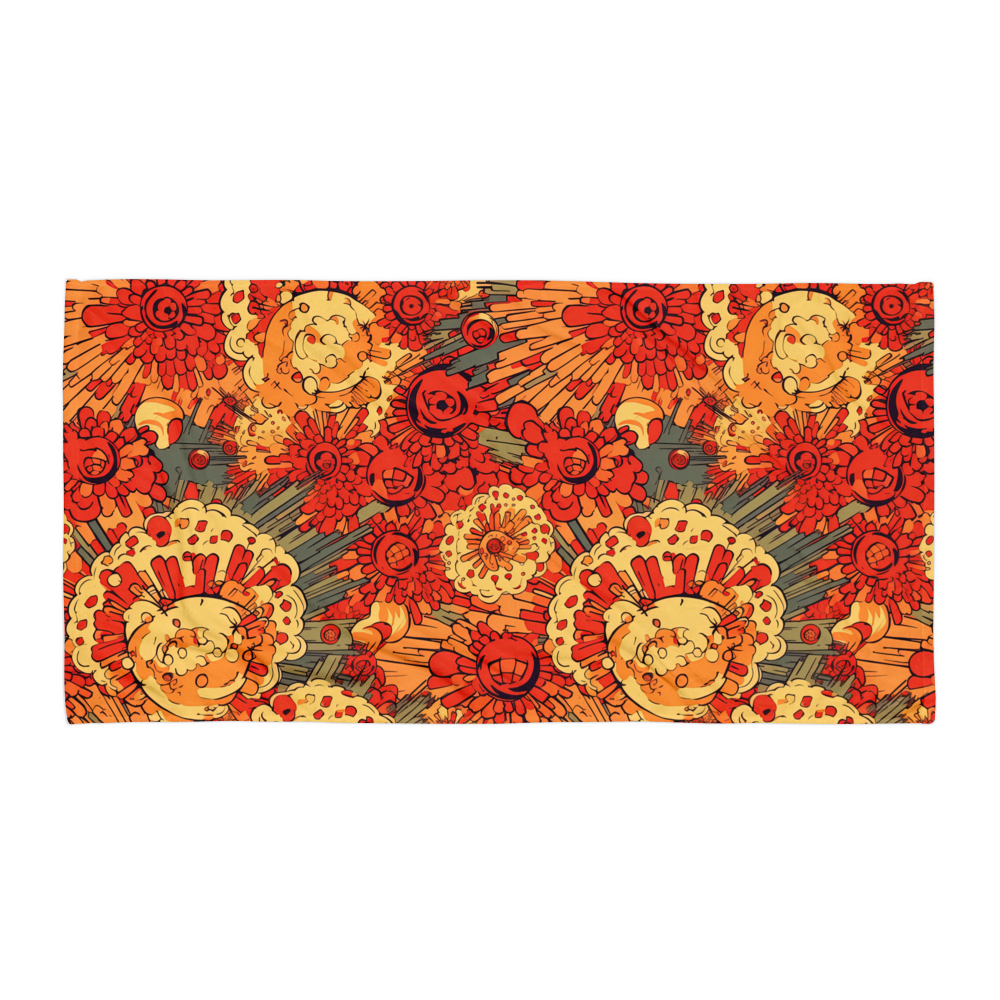 Fiery Fusion - Orange - Towel