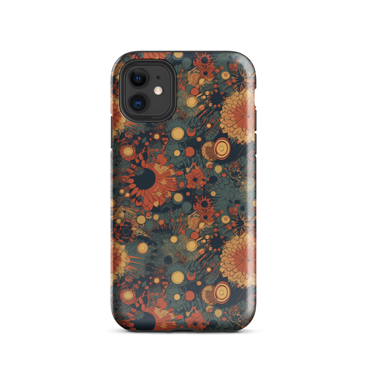 Trampled Flowers - Green/Blue - Tough Case for iPhone®