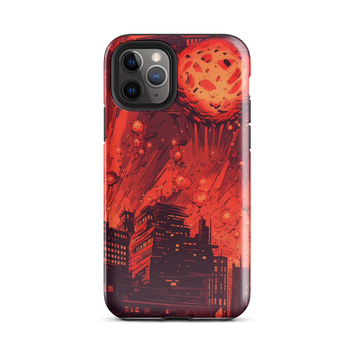 Meteor Strike - Red - Tough Case for iPhone® - Image 2