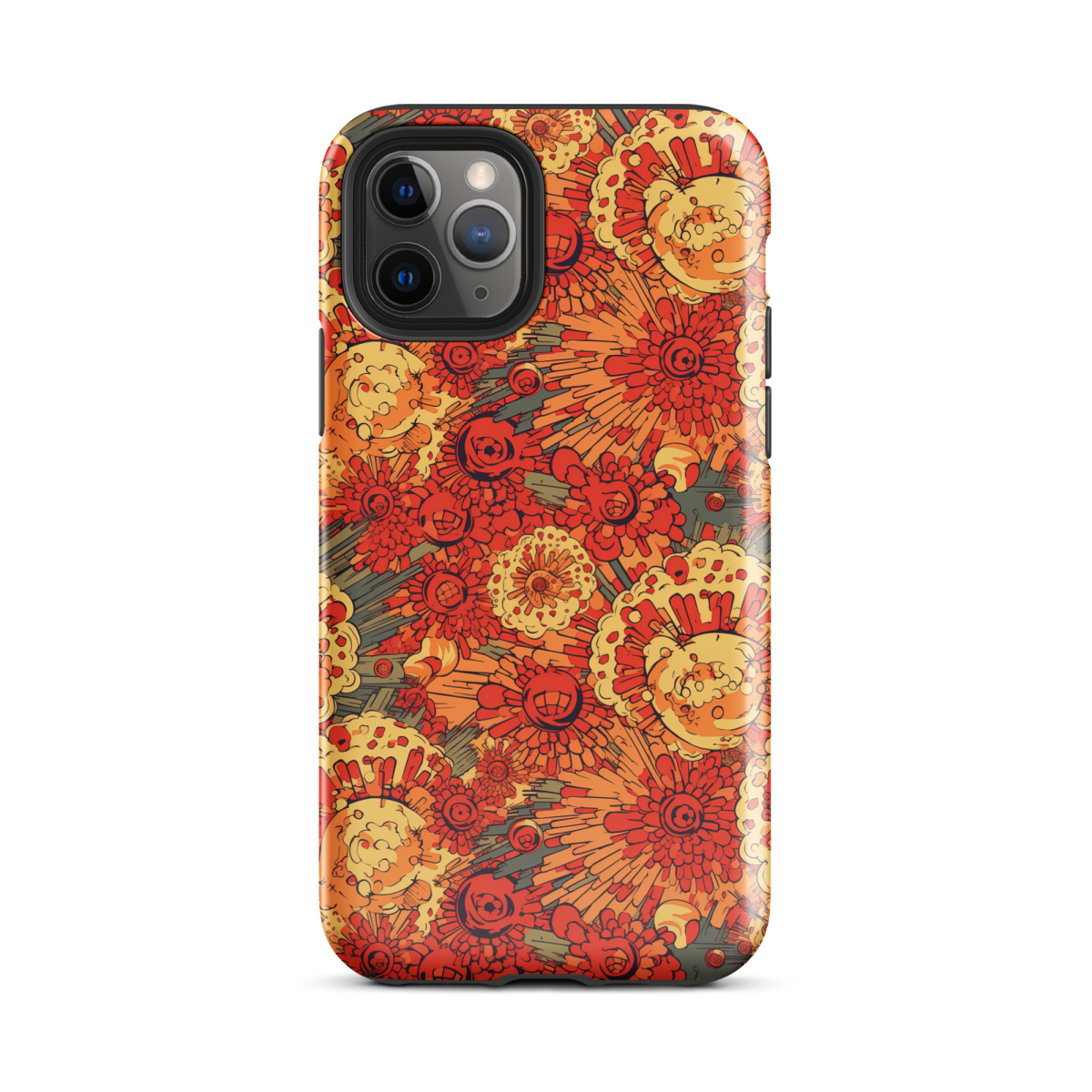 Fiery Fusion - Orange - Tough Case for iPhone® - Image 2