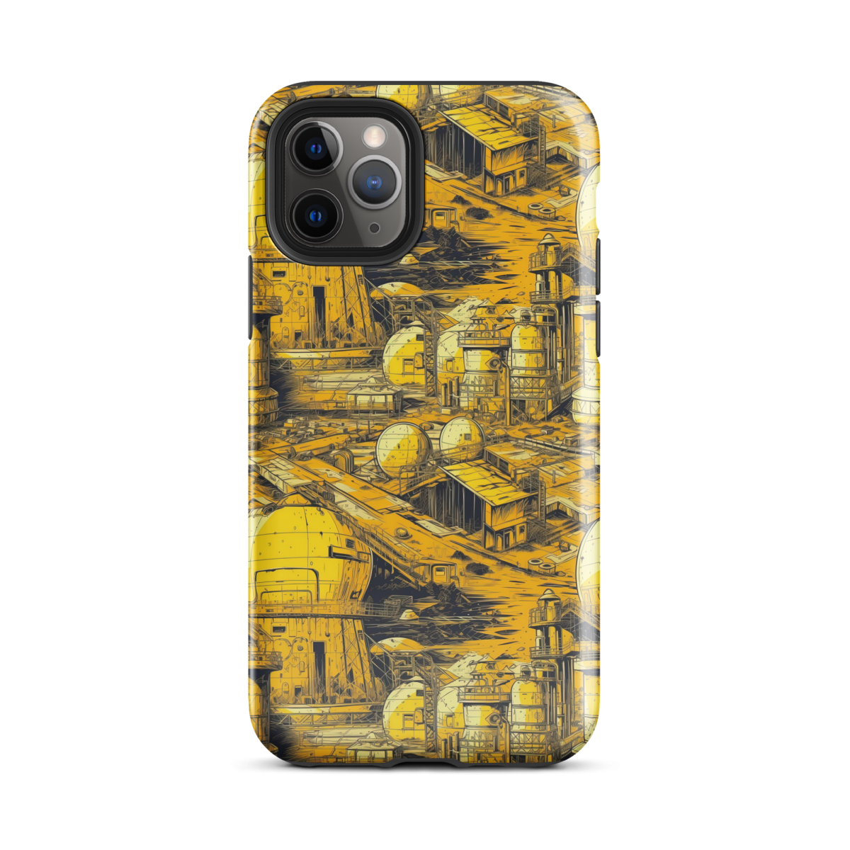 Moon Base - Yellow - Tough Case for iPhone® - Image 2
