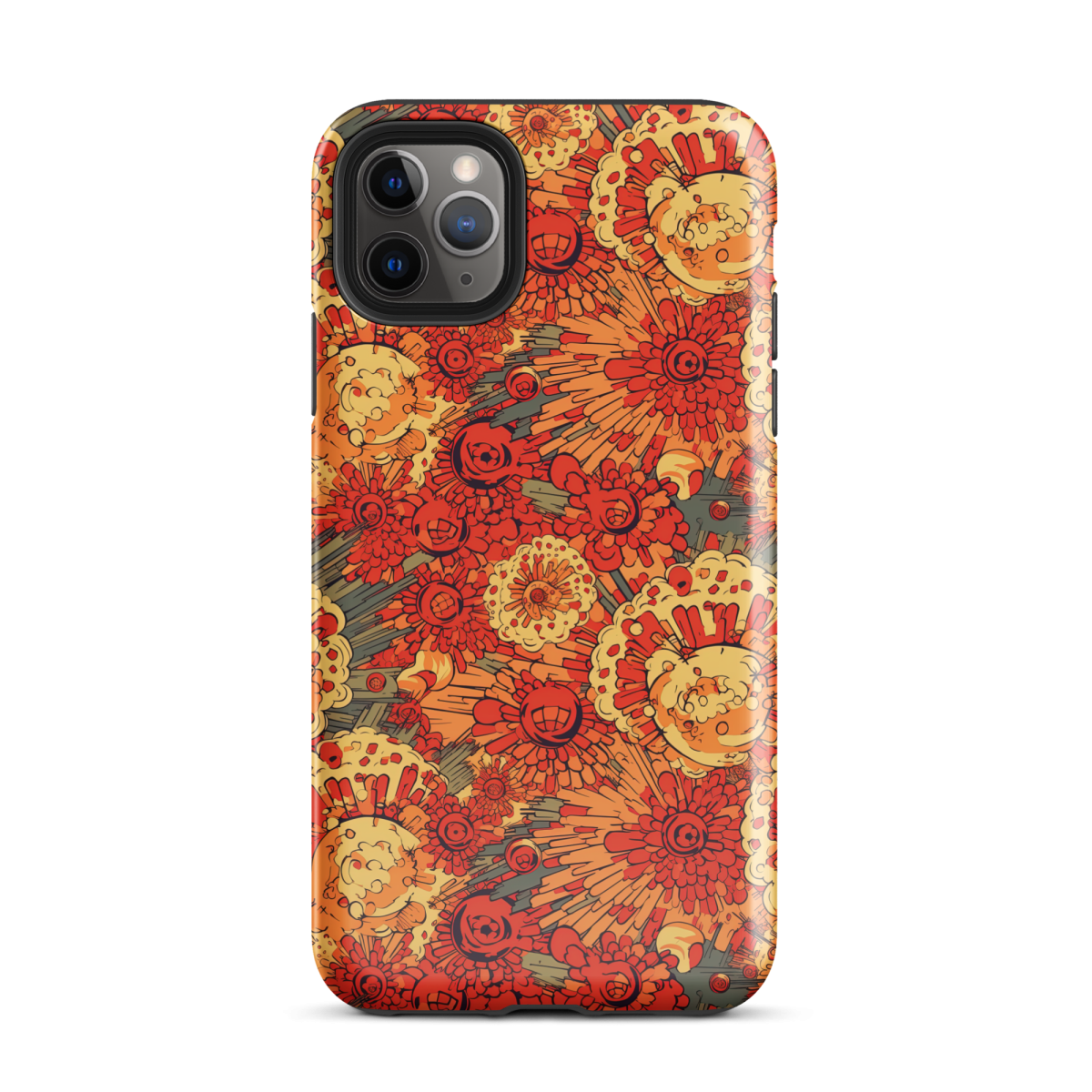 Fiery Fusion - Orange - Tough Case for iPhone® - Image 3