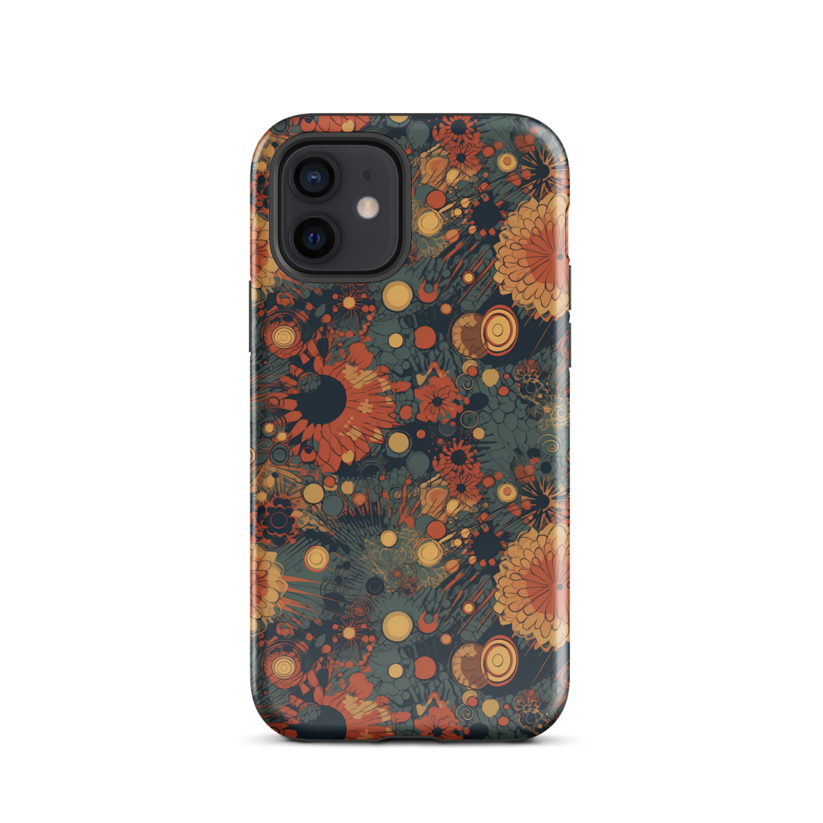 Trampled Flowers - Green/Blue - Tough Case for iPhone® - Image 5