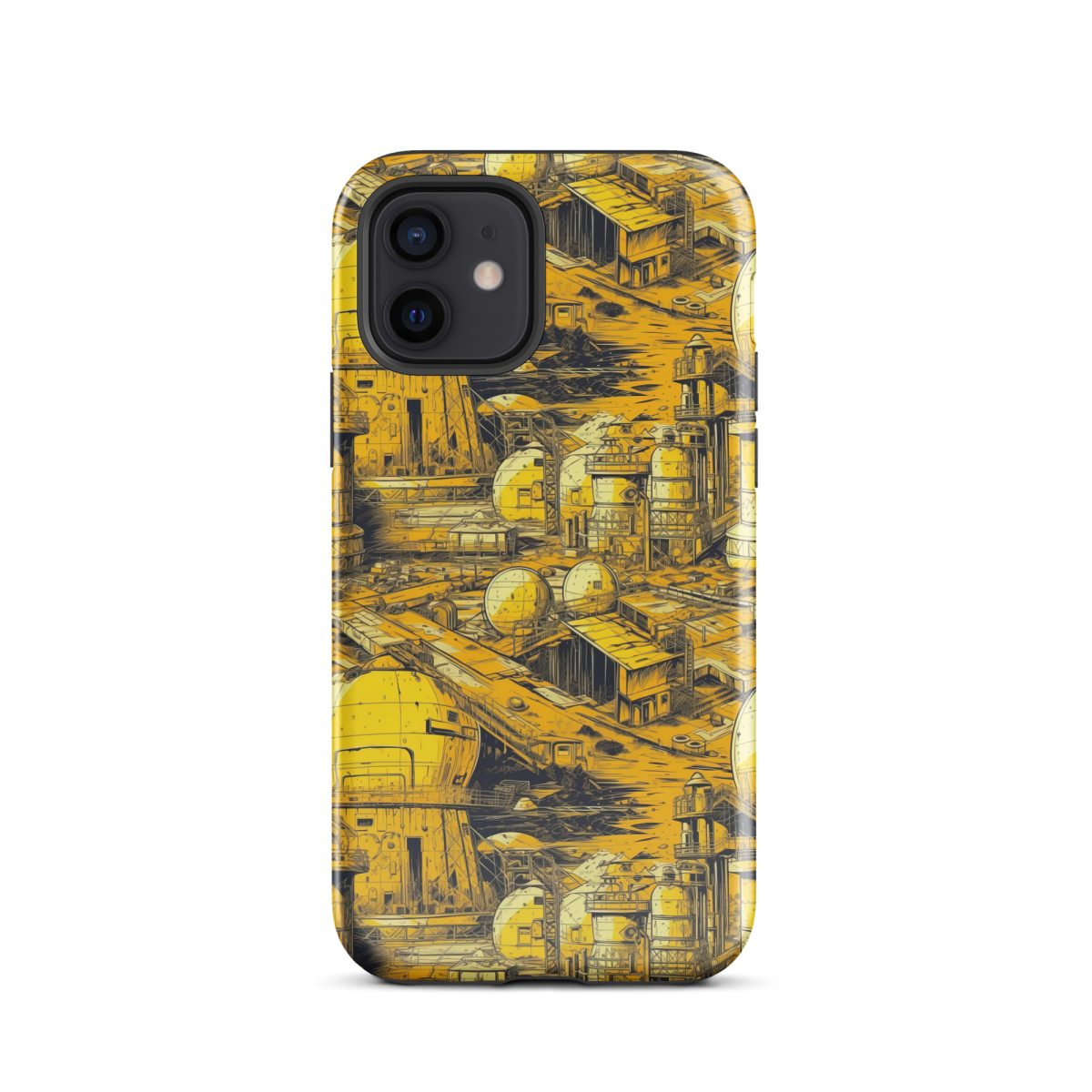 Moon Base - Yellow - Tough Case for iPhone® - Image 5