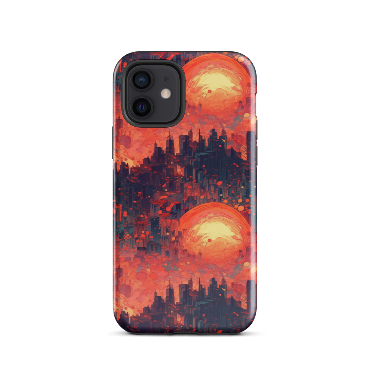 Fiery Dawn - Red/Black - Tough Case for iPhone® - Image 5