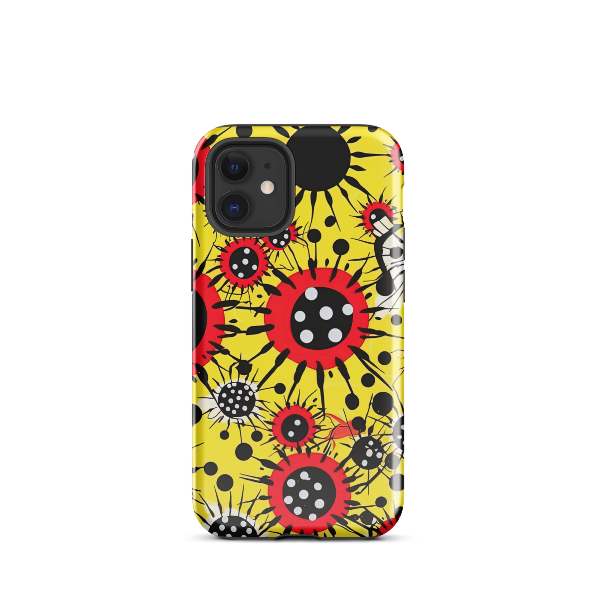 Virus Attack - Yellow/Red - Tough Case for iPhone® - Image 4