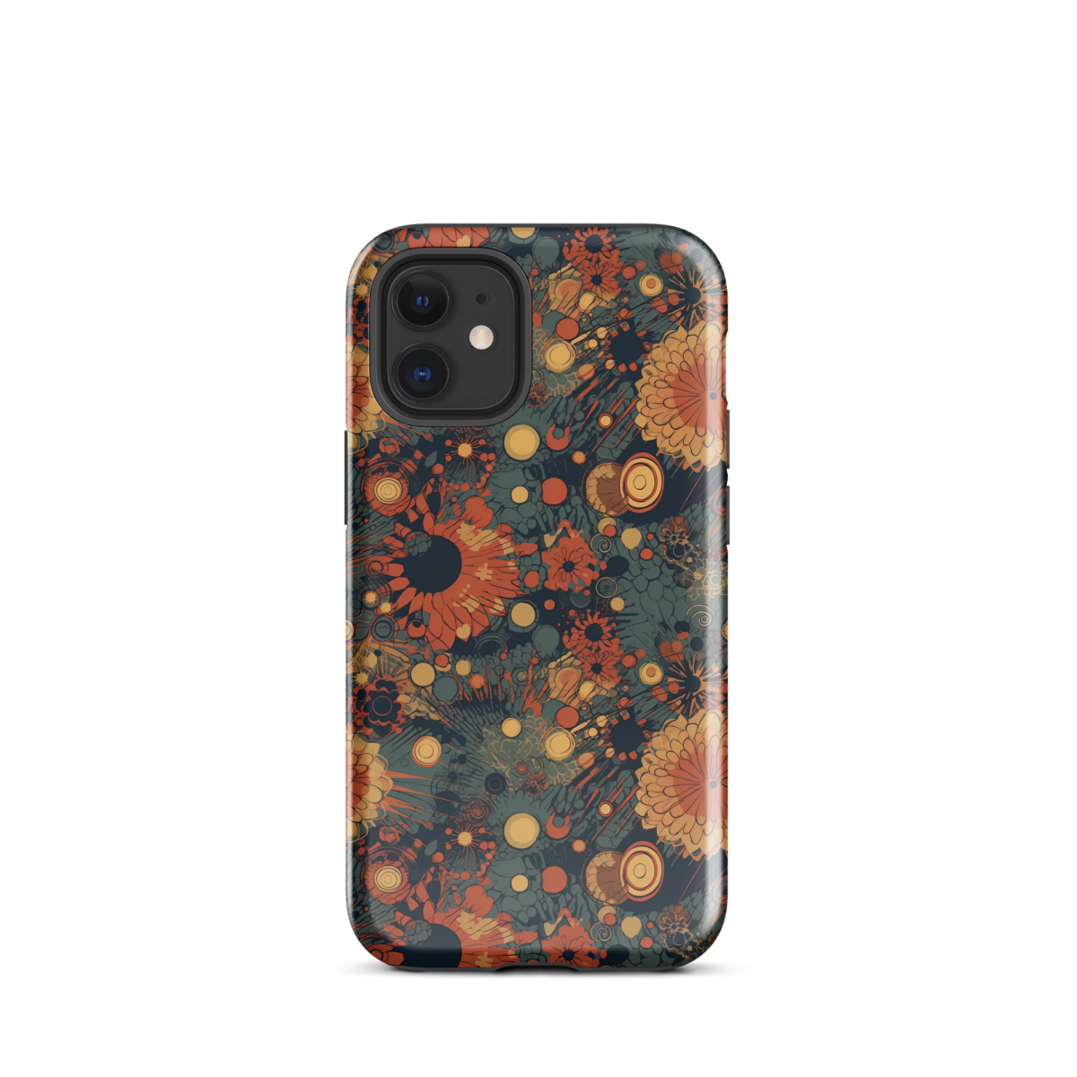 Trampled Flowers - Green/Blue - Tough Case for iPhone® - Image 4