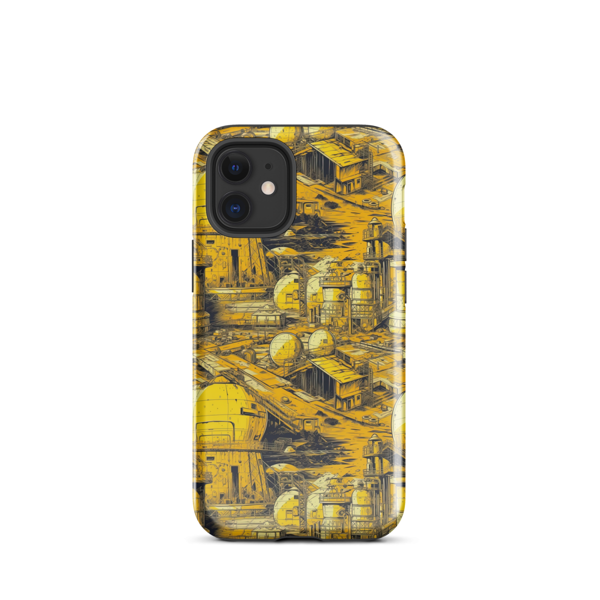Moon Base - Yellow - Tough Case for iPhone® - Image 4