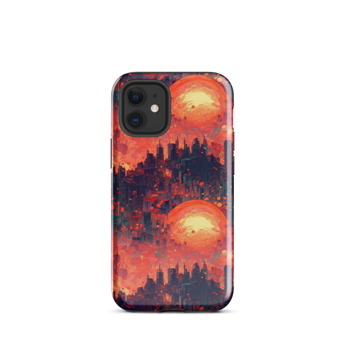 Fiery Dawn - Red/Black - Tough Case for iPhone® - Image 4