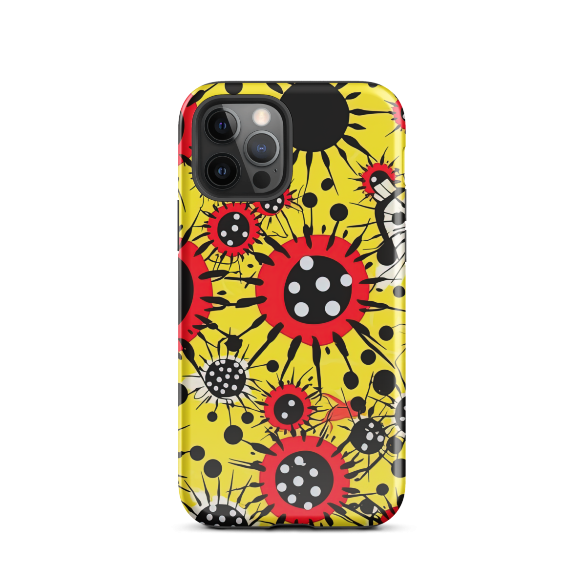 Virus Attack - Yellow/Red - Tough Case for iPhone® - Image 6