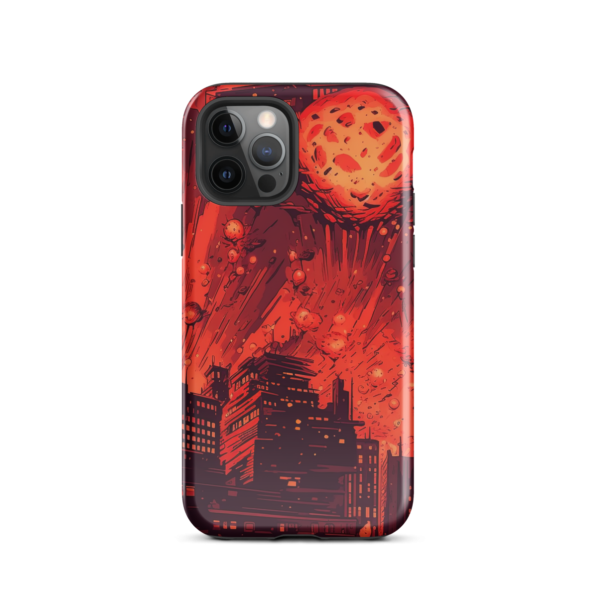 Meteor Strike - Red - Tough Case for iPhone® - Image 6