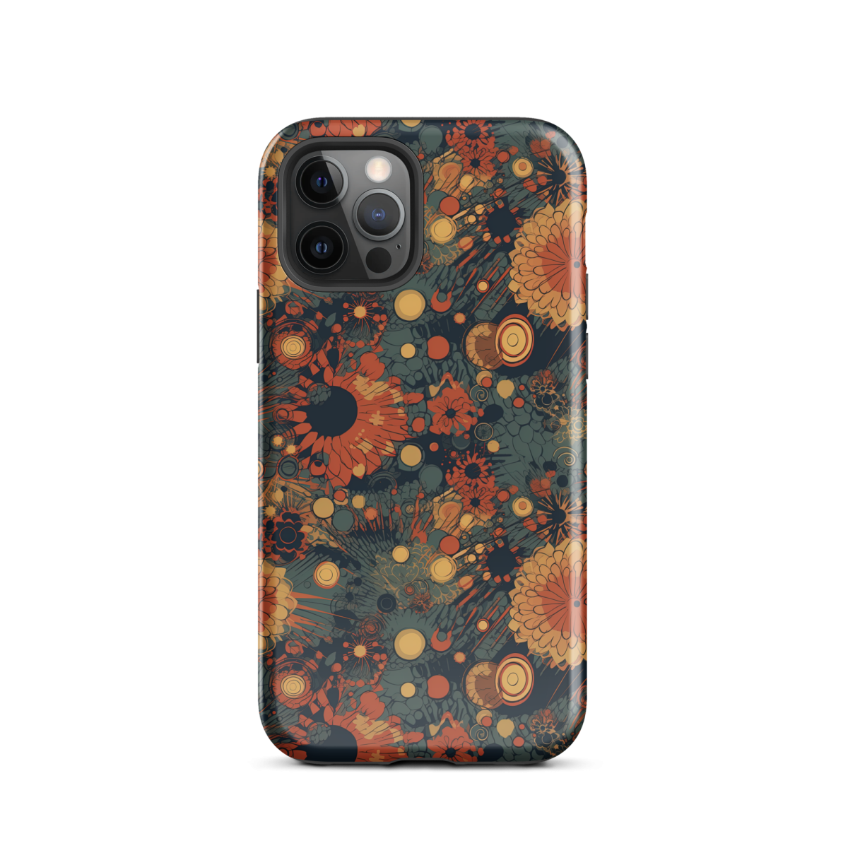 Trampled Flowers - Green/Blue - Tough Case for iPhone® - Image 6
