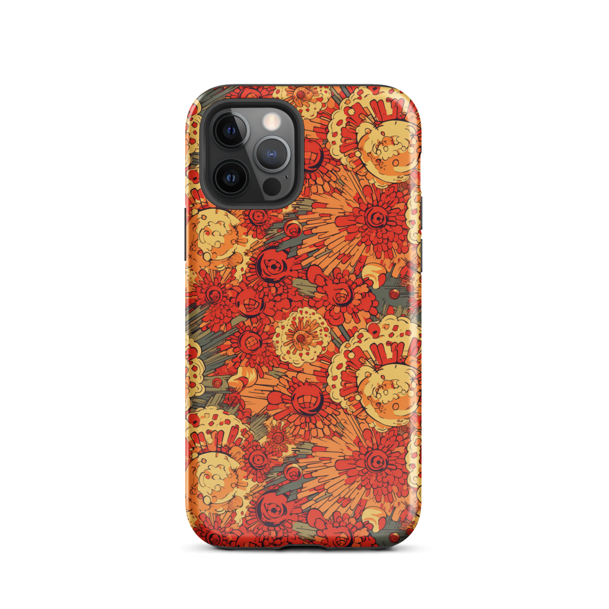 Fiery Fusion - Orange - Tough Case for iPhone® - Image 6