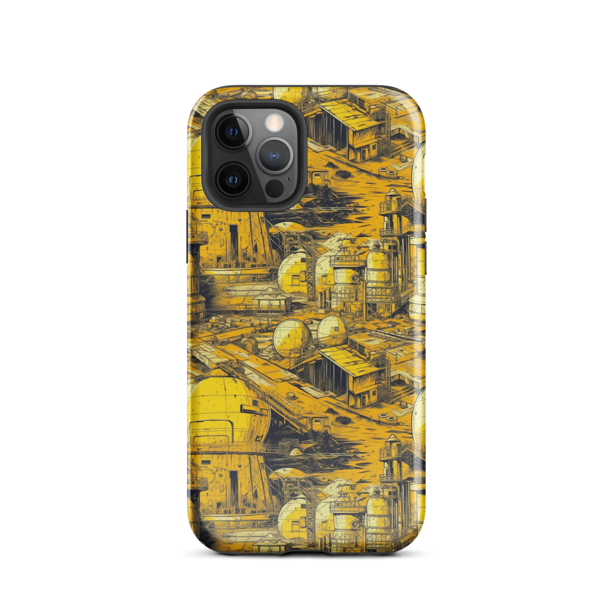 Moon Base - Yellow - Tough Case for iPhone® - Image 6