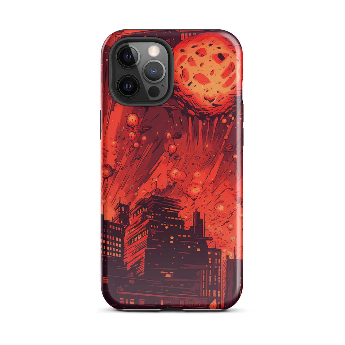 Meteor Strike - Red - Tough Case for iPhone® - Image 7