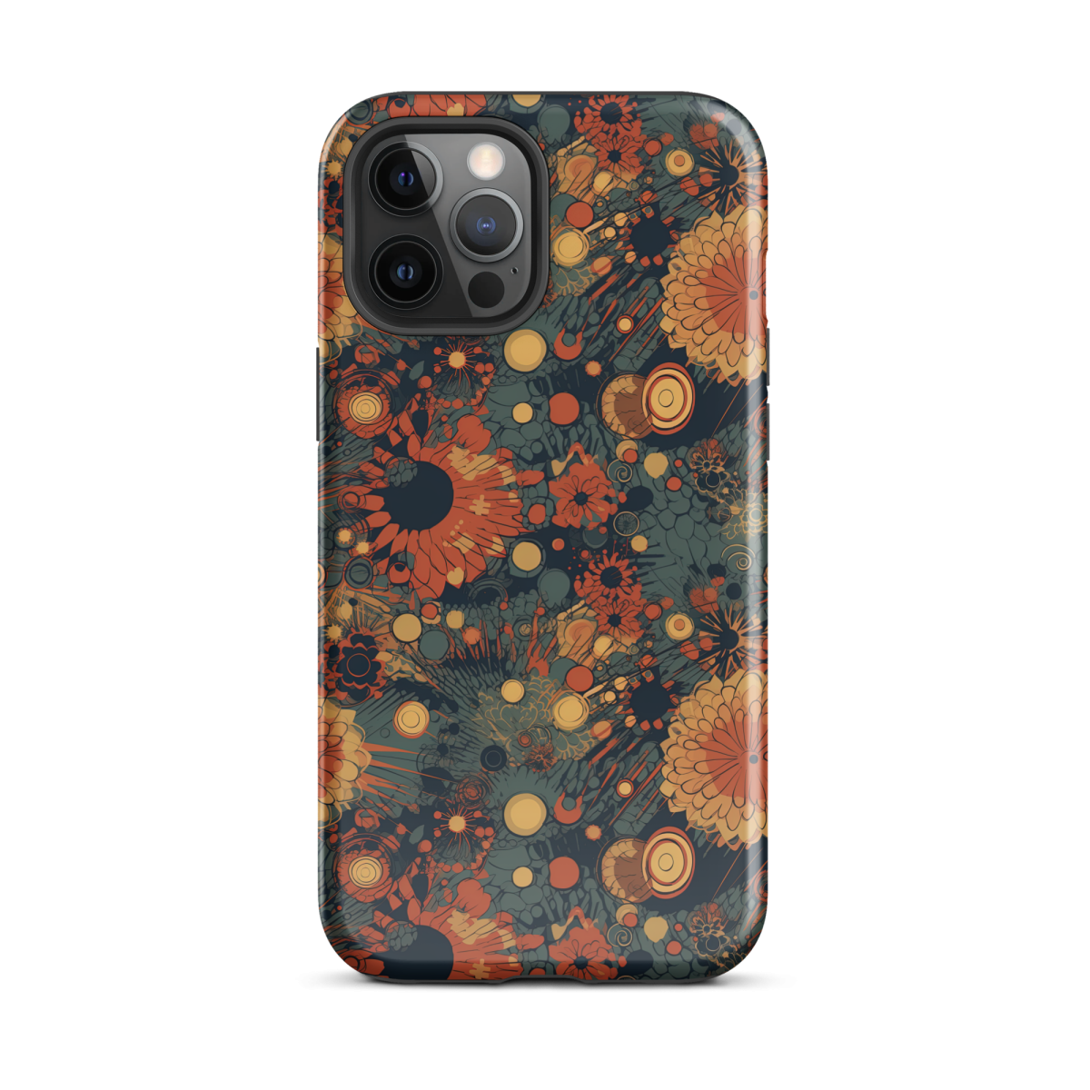 Trampled Flowers - Green/Blue - Tough Case for iPhone® - Image 7