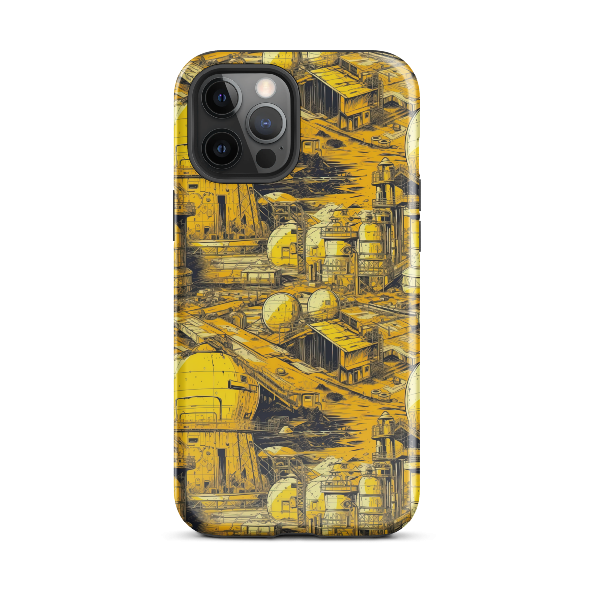 Moon Base - Yellow - Tough Case for iPhone® - Image 7