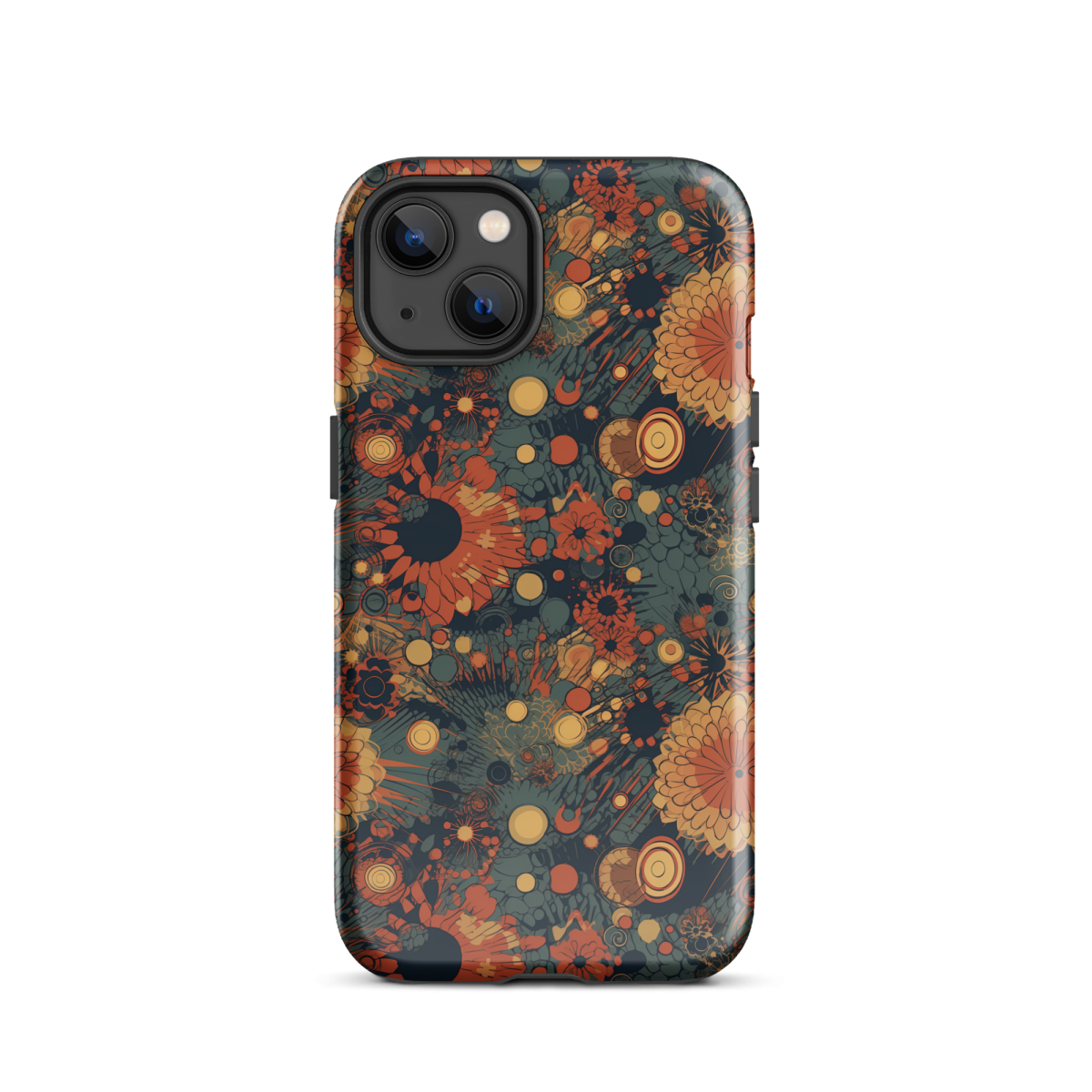 Trampled Flowers - Green/Blue - Tough Case for iPhone® - Image 9