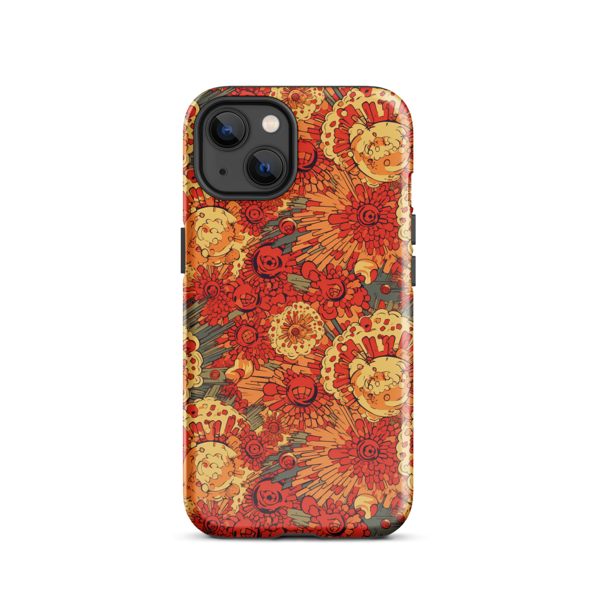 Fiery Fusion - Orange - Tough Case for iPhone® - Image 9