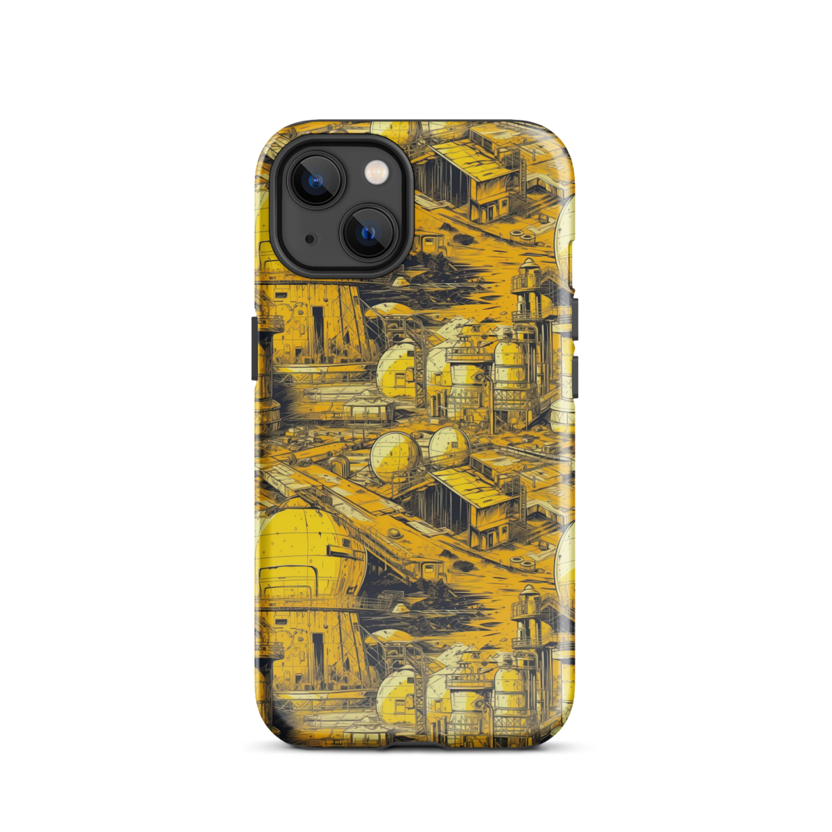 Moon Base - Yellow - Tough Case for iPhone® - Image 9
