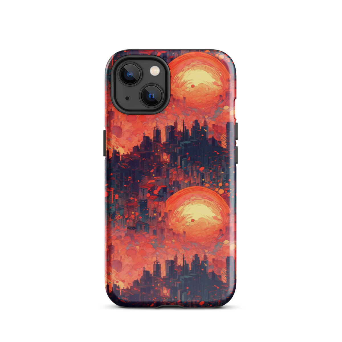 Fiery Dawn - Red/Black - Tough Case for iPhone® - Image 9