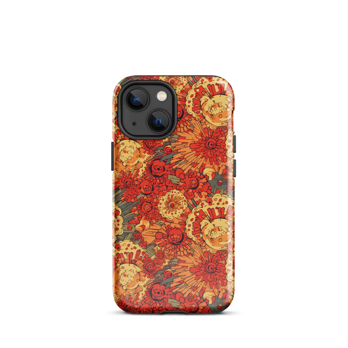 Fiery Fusion - Orange - Tough Case for iPhone® - Image 8