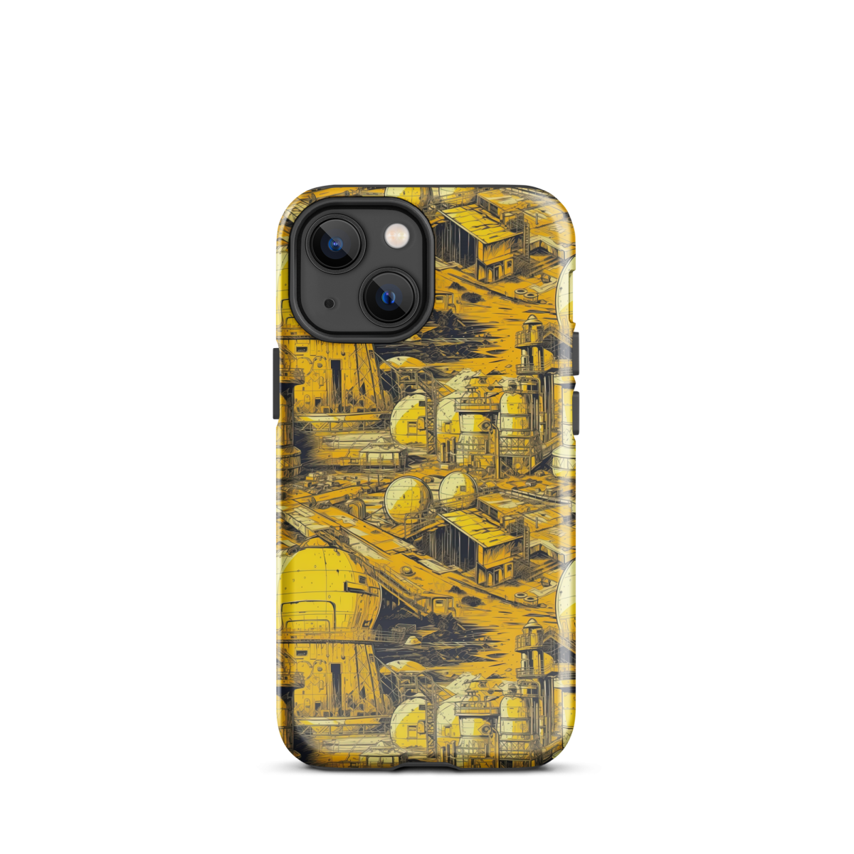 Moon Base - Yellow - Tough Case for iPhone® - Image 8