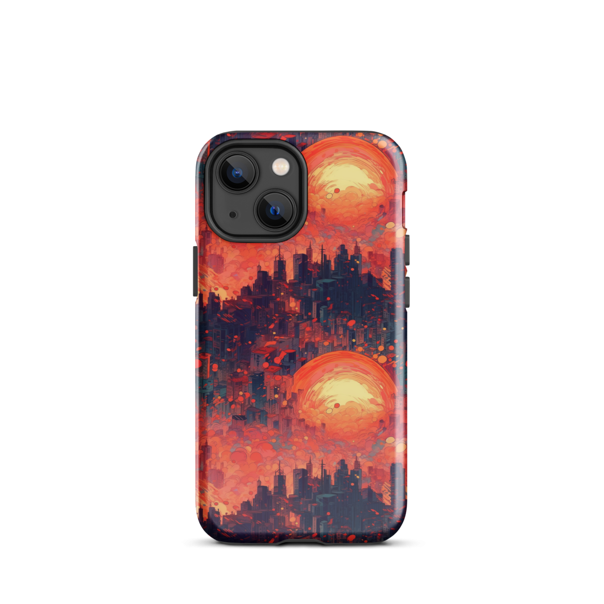 Fiery Dawn - Red/Black - Tough Case for iPhone® - Image 8