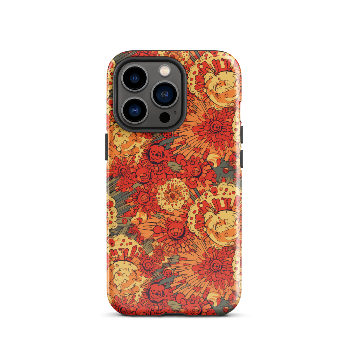 Fiery Fusion - Orange - Tough Case for iPhone® - Image 10