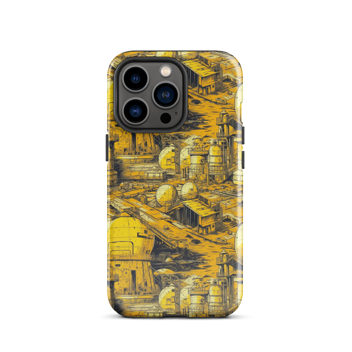 Moon Base - Yellow - Tough Case for iPhone® - Image 10
