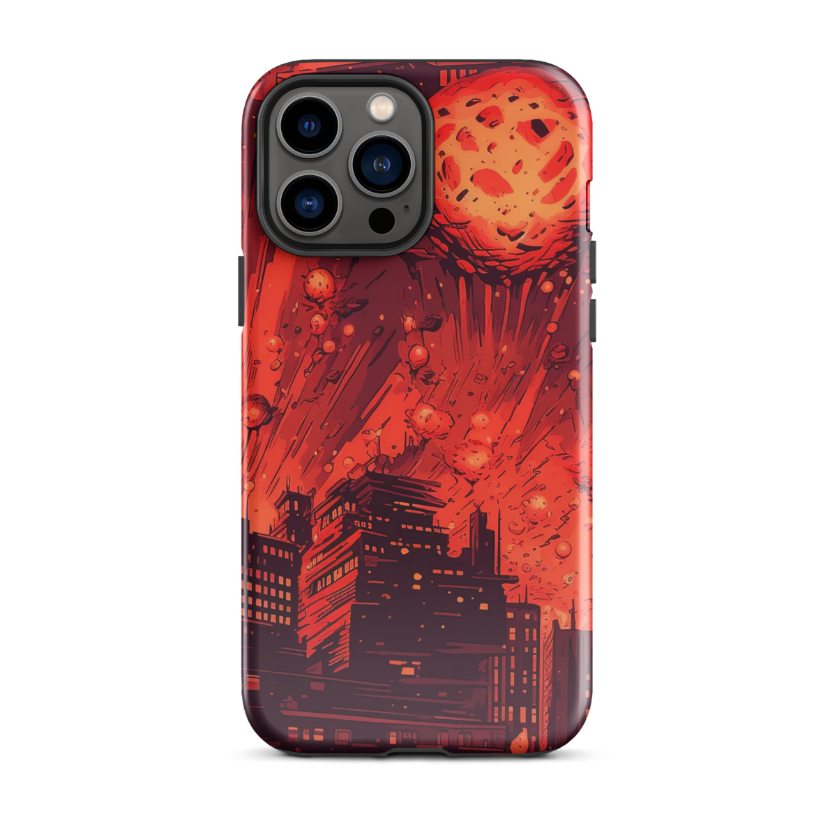 Meteor Strike - Red - Tough Case for iPhone® - Image 11