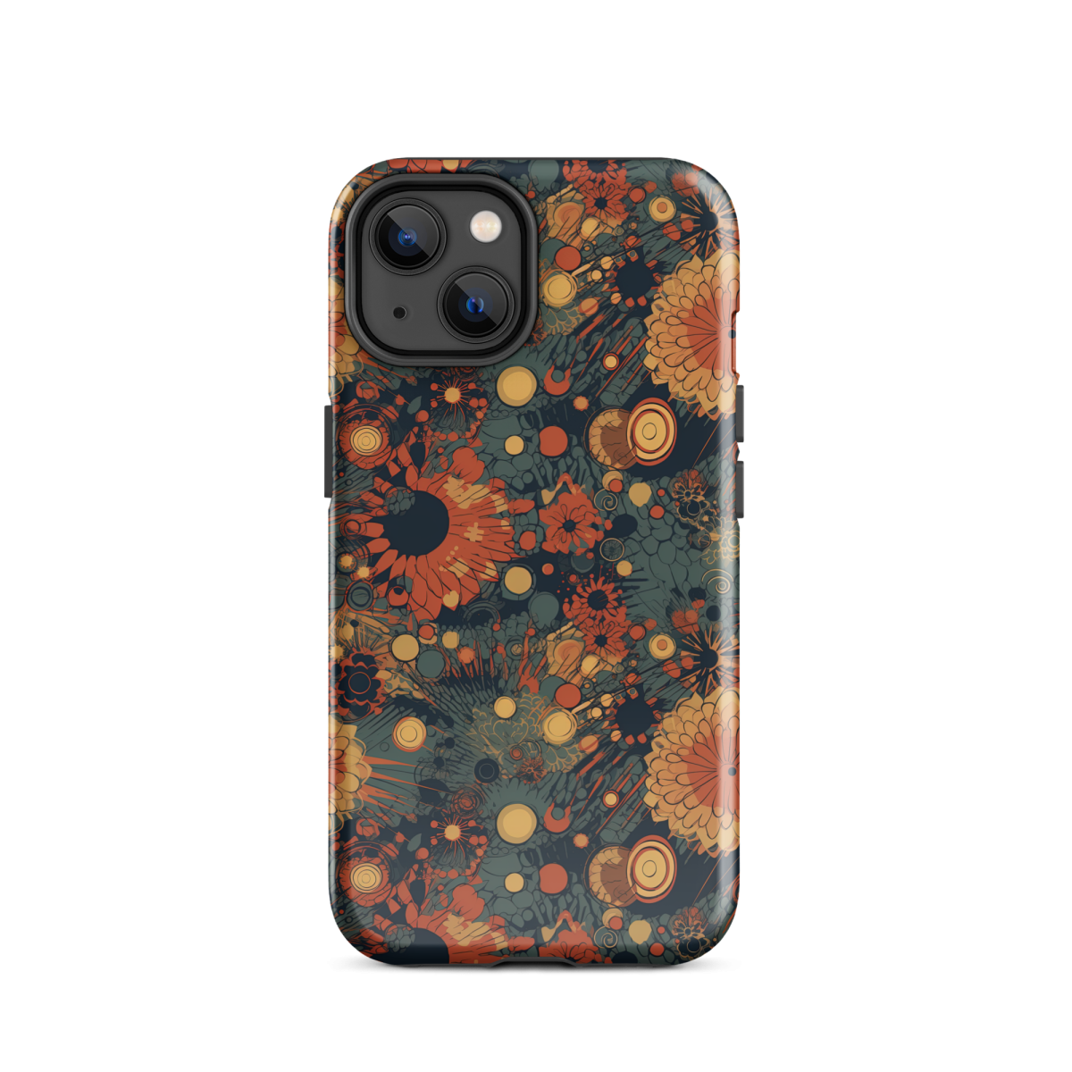 Trampled Flowers - Green/Blue - Tough Case for iPhone® - Image 12