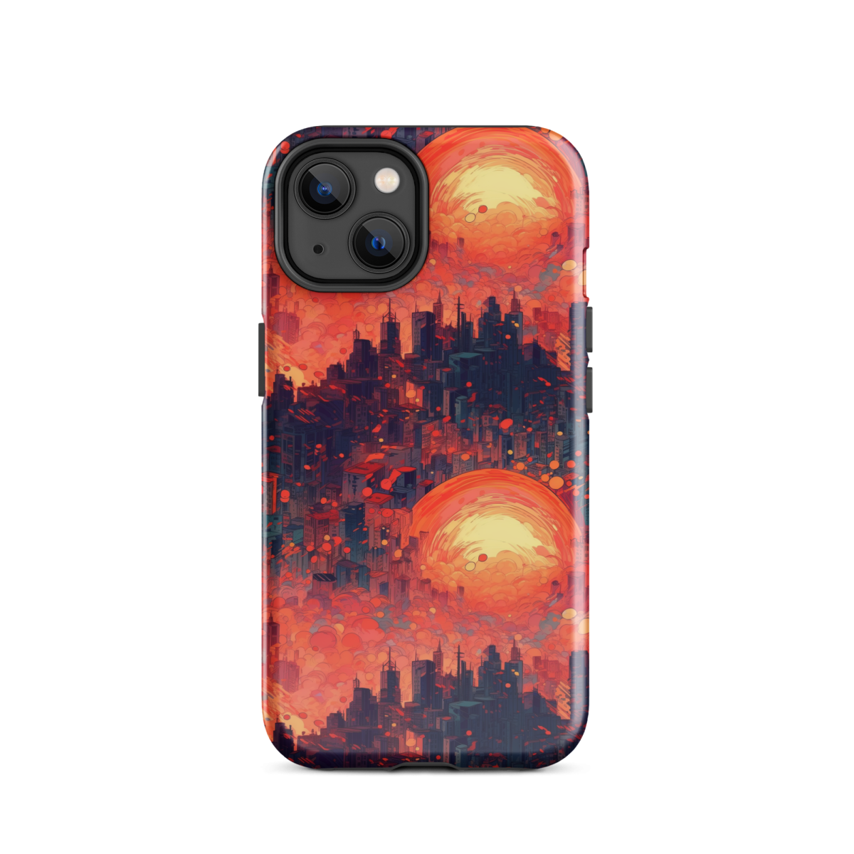 Fiery Dawn - Red/Black - Tough Case for iPhone® - Image 12