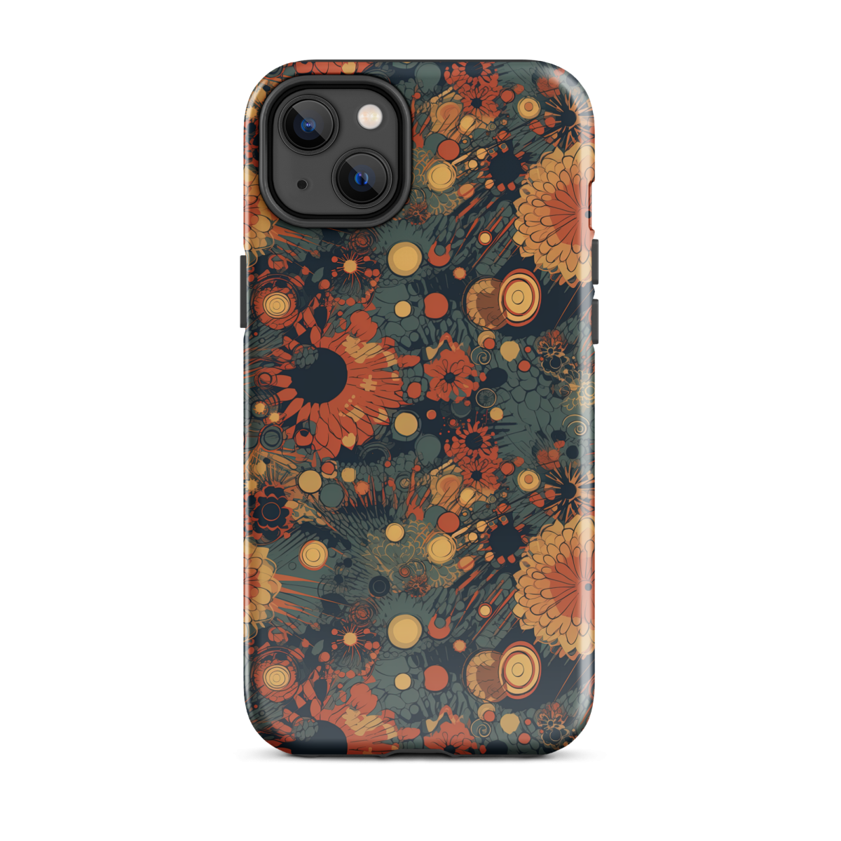 Trampled Flowers - Green/Blue - Tough Case for iPhone® - Image 13
