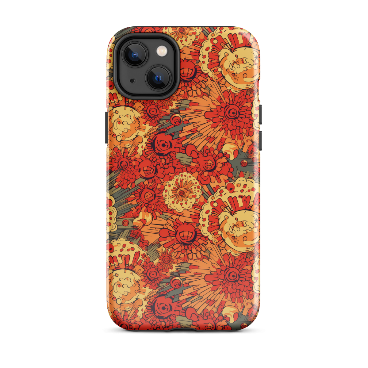 Fiery Fusion - Orange - Tough Case for iPhone® - Image 13