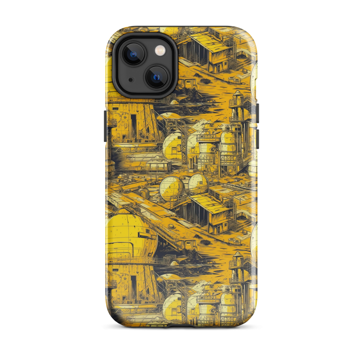 Moon Base - Yellow - Tough Case for iPhone® - Image 13