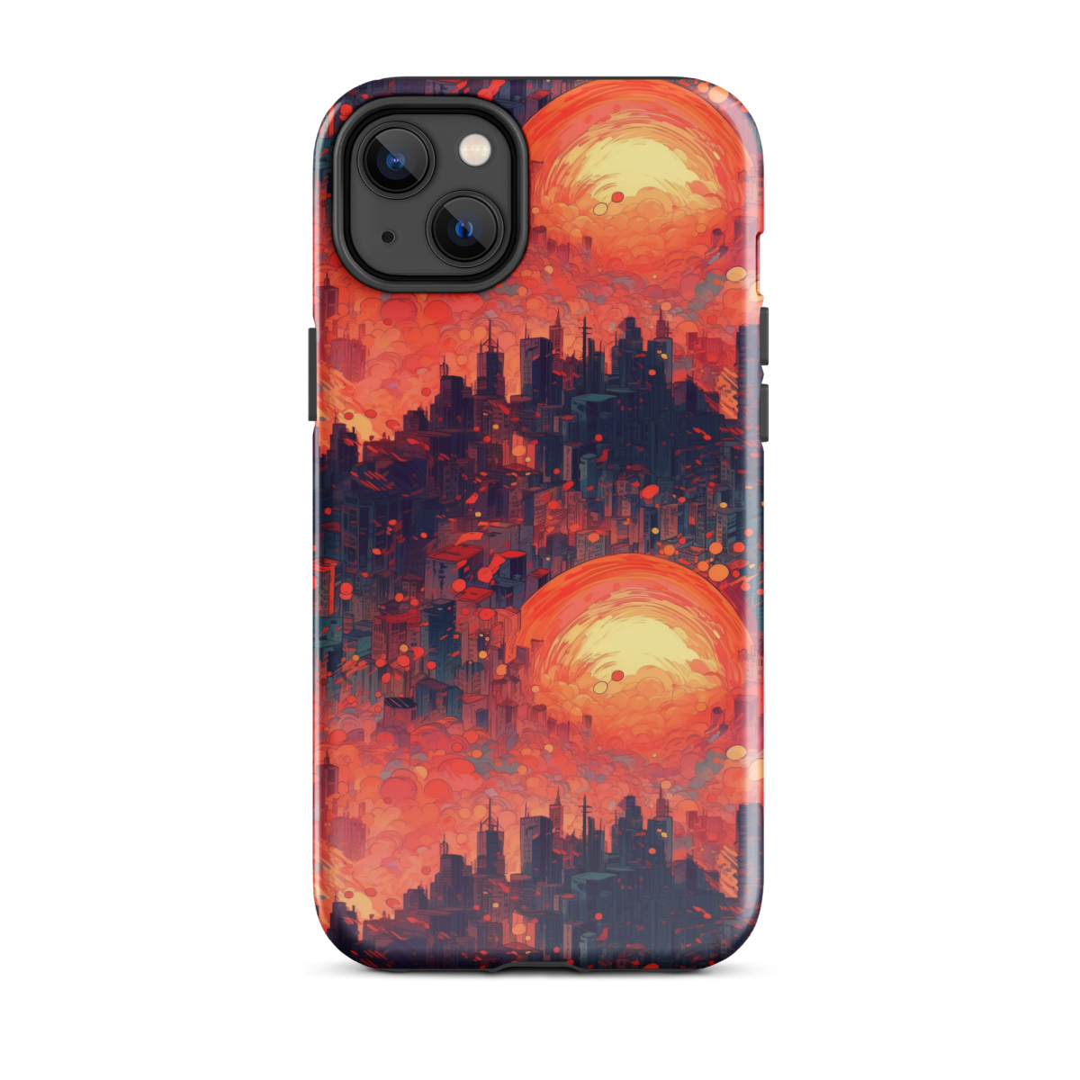 Fiery Dawn - Red/Black - Tough Case for iPhone® - Image 13