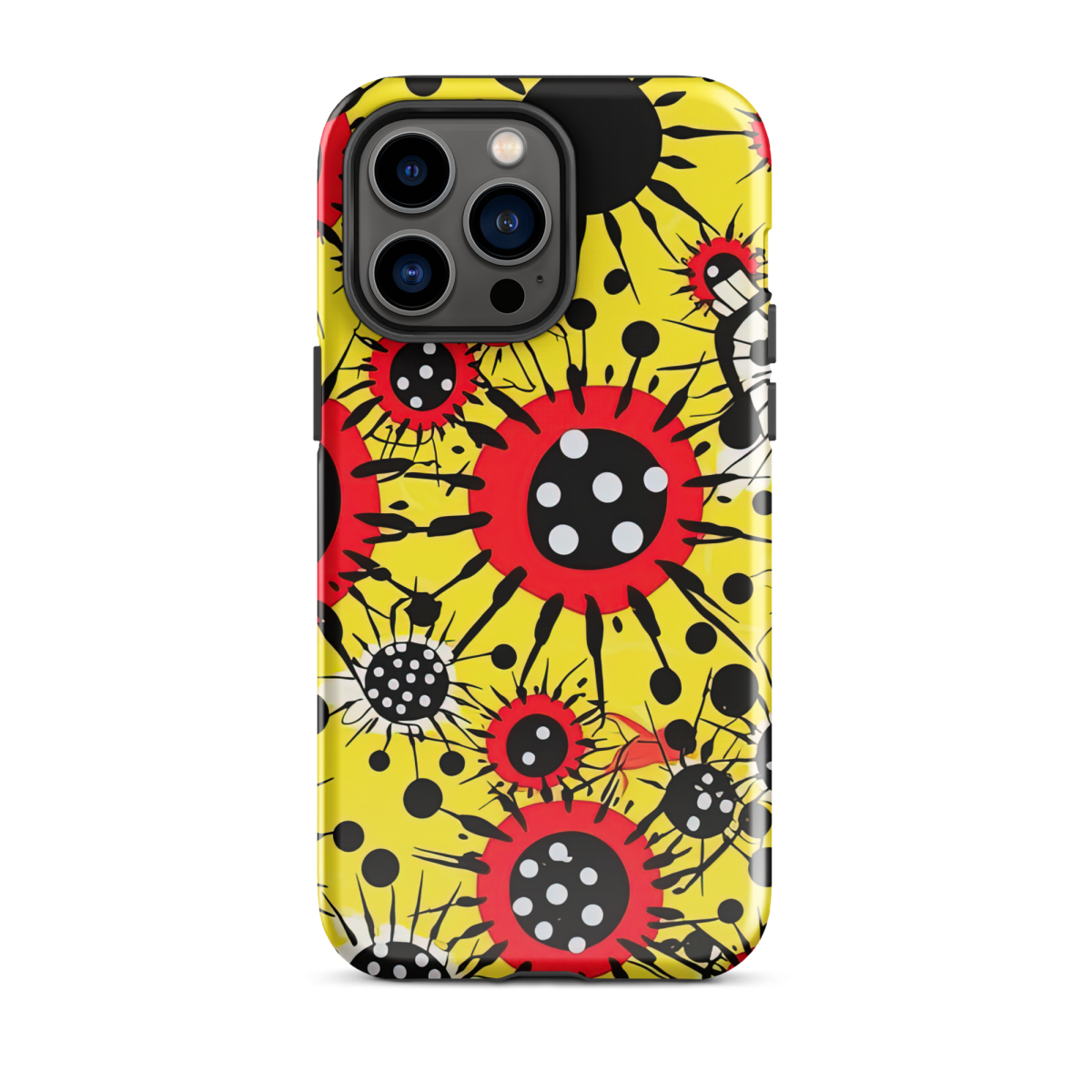 Virus Attack - Yellow/Red - Tough Case for iPhone® - Image 15