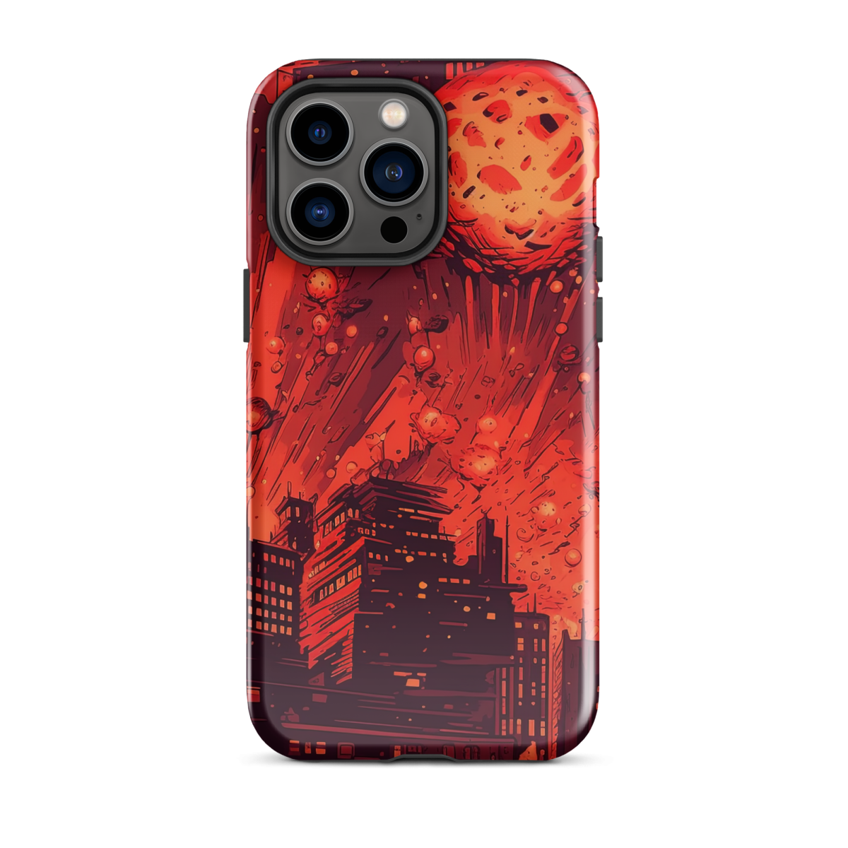 Meteor Strike - Red - Tough Case for iPhone® - Image 15