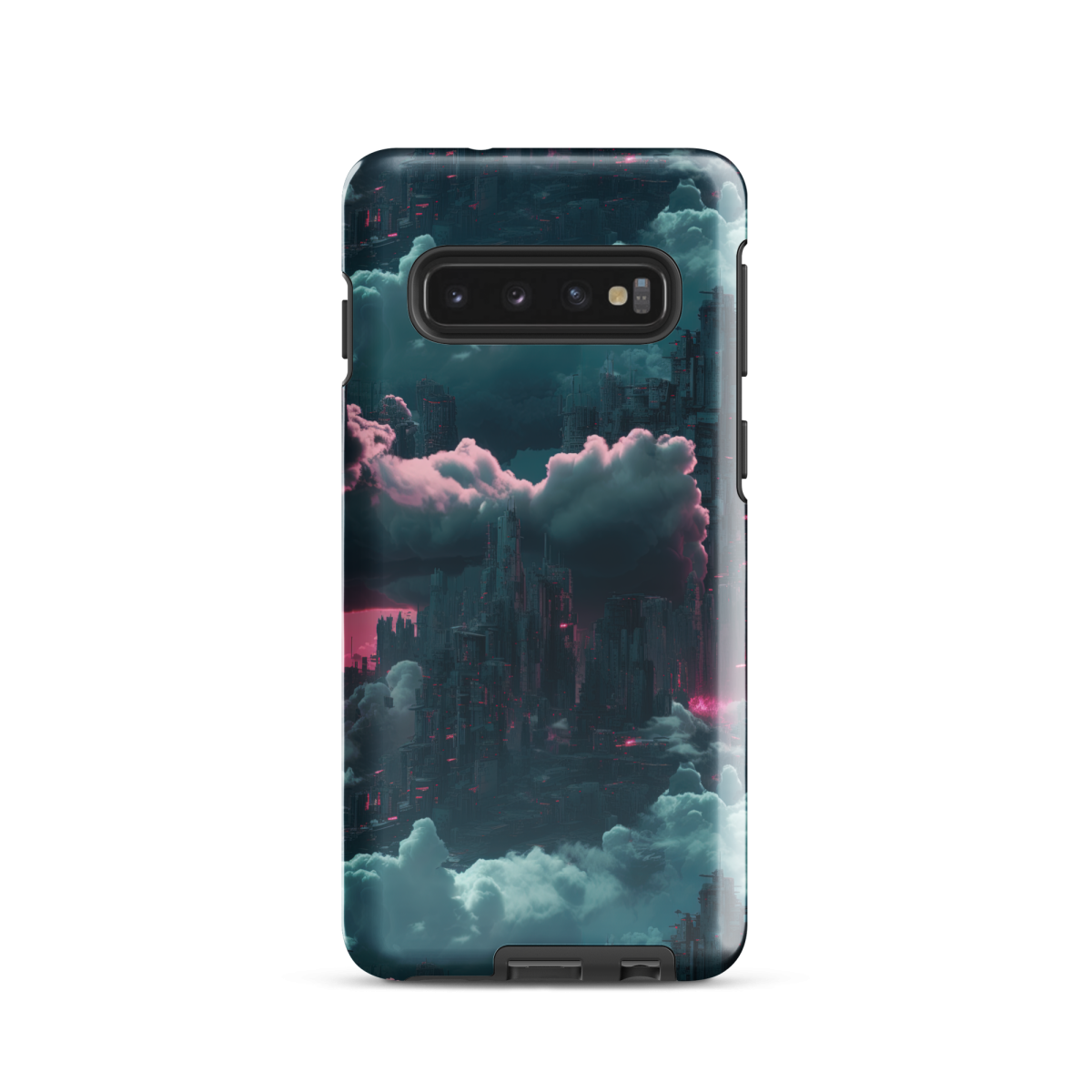 Cloudy Skyscraper - Blue/Magenta - Tough case for Samsung® - Image 2