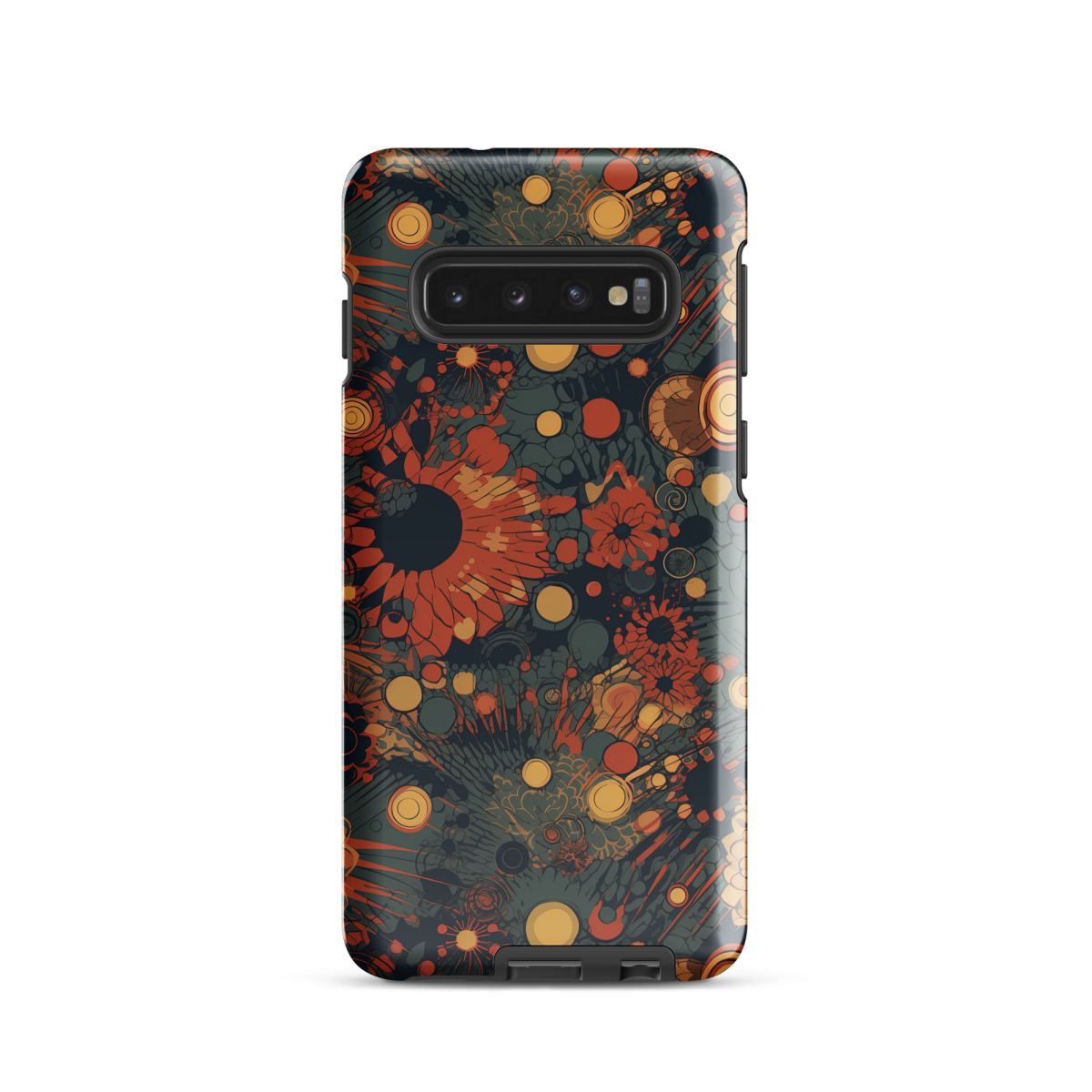 Trampled Flowers - Green/Blue - Tough case for Samsung® - Image 2